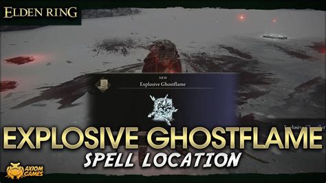 There are five death sorceries in Elden Ring t he Ancient Death Rancor, Explosive Ghostflame, Fias Mist, Rancorcall, and Tibias Summons. . Elden ring explosive ghostflame